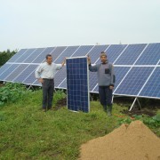 Installation de Sidi Allal Tazi – Panneaux solaires délivrant une énergie de 6480 wp – Mars 2013