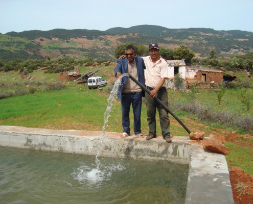 remplissage d'un bassin