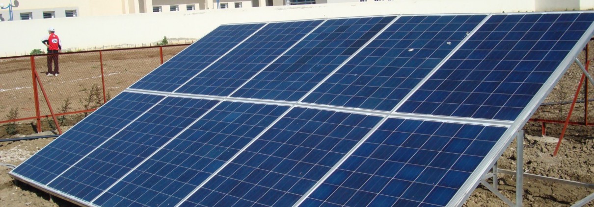 Installation solaire en milieu rural